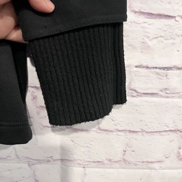 Daily Practice‎ Anthropologie V Neck Cardigan Black Sweater Size Large - Picture 6 of 11